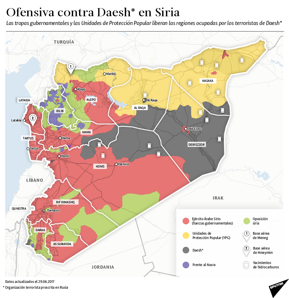 Cómo Siria se libera de los terroristas de Daesh - Sputnik Mundo