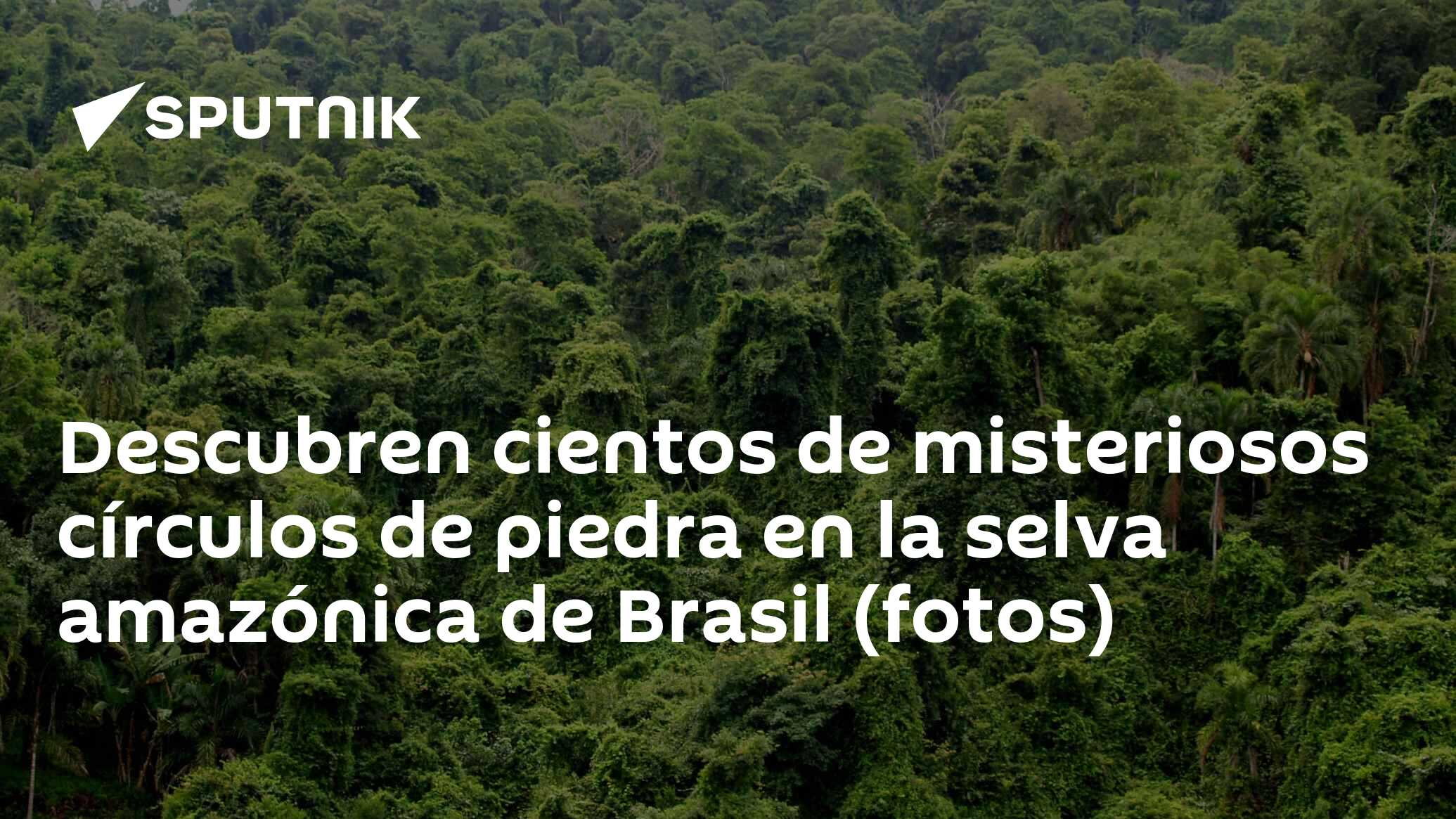 Descubren cientos de misteriosos círculos de piedra en la selva amazónica  de Brasil (fotos) - 07.02.2017, Sputnik Mundo