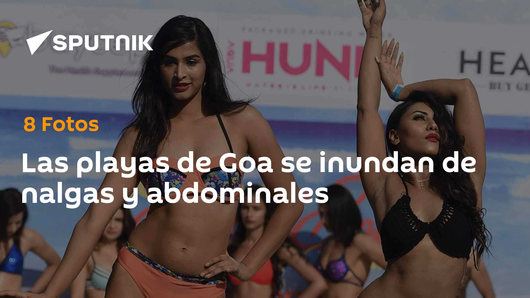 Las playas de Goa se inundan de nalgas y abdominales - 18.03.2019, Sputnik  Mundo