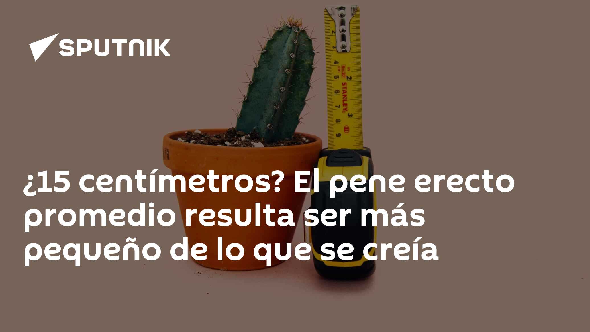 15 centímetros? El pene erecto promedio resulta ser más pequeño de lo que  se creía - 31.07.2020, Sputnik Mundo