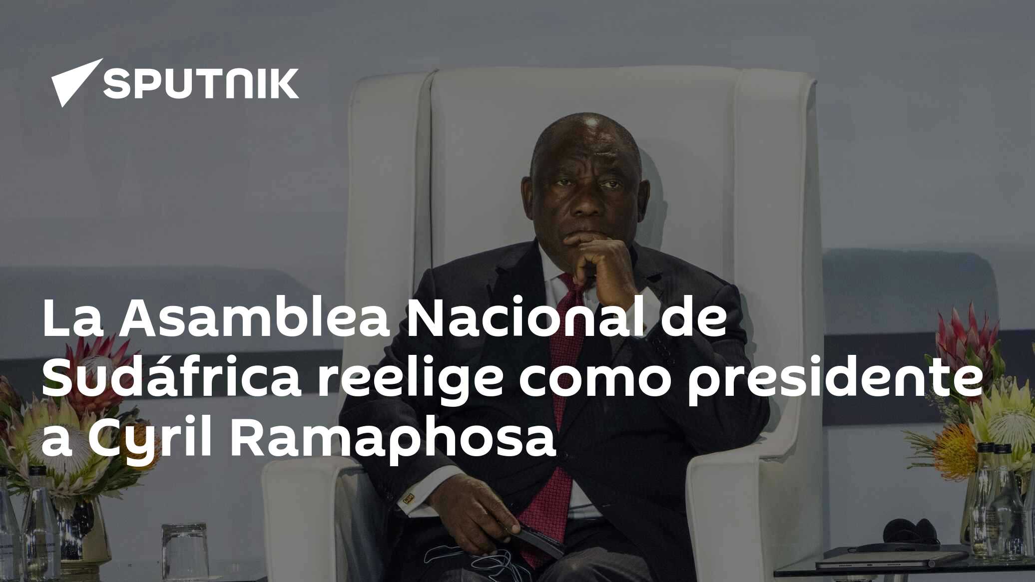 La Asamblea Nacional de Sudáfrica reelige como presidente a Cyril