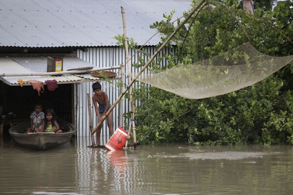 Nuevo capítulo del 2020: las intensas inundaciones azotan los países asiáticos - Sputnik Mundo