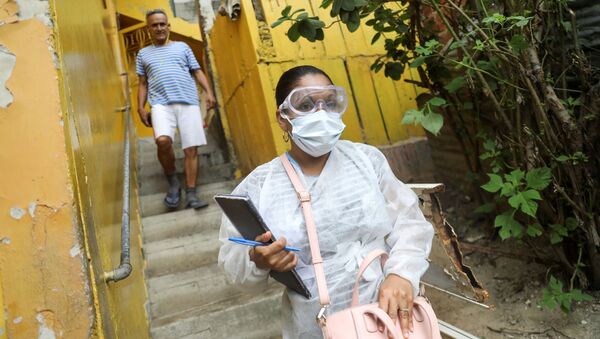 Una doctora en un barrio de Caracas, Venezuela - Sputnik Mundo