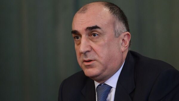 Exministro de Exteriores de Azerbaiyán, Elmar Mammadyarov - Sputnik Mundo