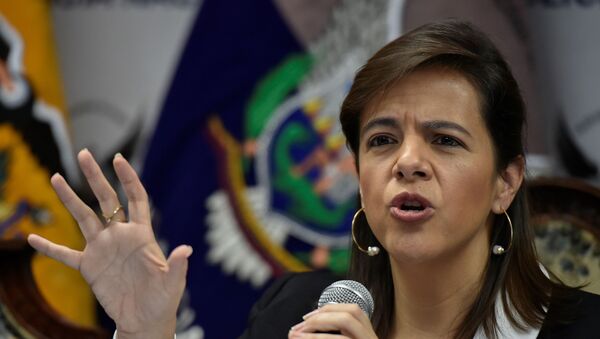 María Paula Romo, ministra de Gobierno de Ecuador - Sputnik Mundo