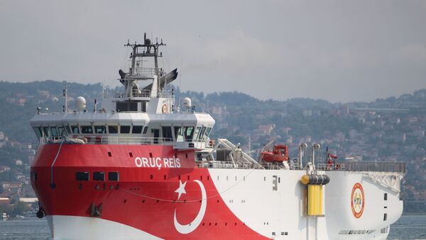 Un buque turco - Sputnik Mundo