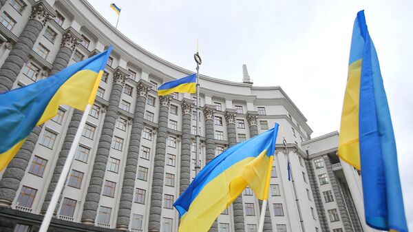 El edificio del Gobierno ucraniano en Kiev - Sputnik Mundo