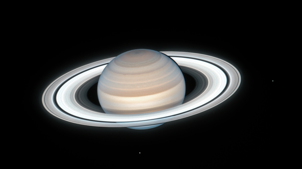 La foto de Saturno hecha por Hubble el 4 de julio de 2020 - Sputnik Mundo