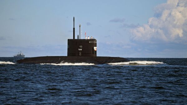 Un submarino ruso (imagen referencial) - Sputnik Mundo