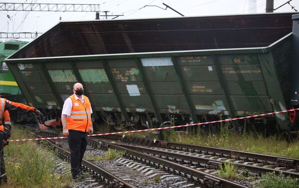 Colisión de locomotoras en San Petersburgo - Sputnik Mundo