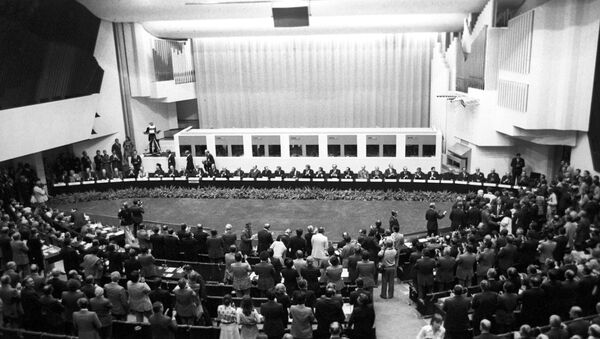 Firma del Acta Final de Helsinki el 1 de agosto de 1975 - Sputnik Mundo