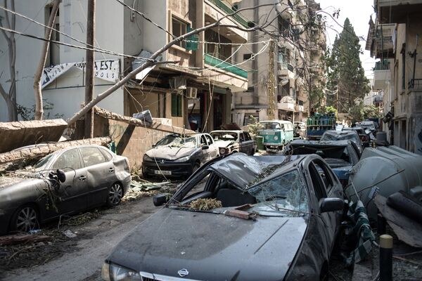 Последствия взрыва в Бейруте - Sputnik Mundo