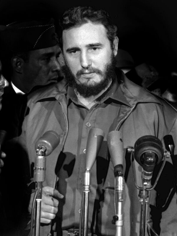 Fidel Castro en Washington, en 1959 - Sputnik Mundo