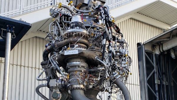 Un motor Raptor de SpaceX - Sputnik Mundo