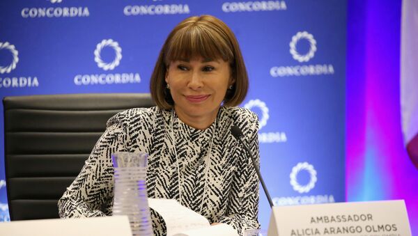 Alicia Arango, ministra del Interior de Colombia - Sputnik Mundo
