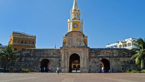 Puerta del Reloj de Cartagena de Indias (imagen referencial) - Sputnik Mundo