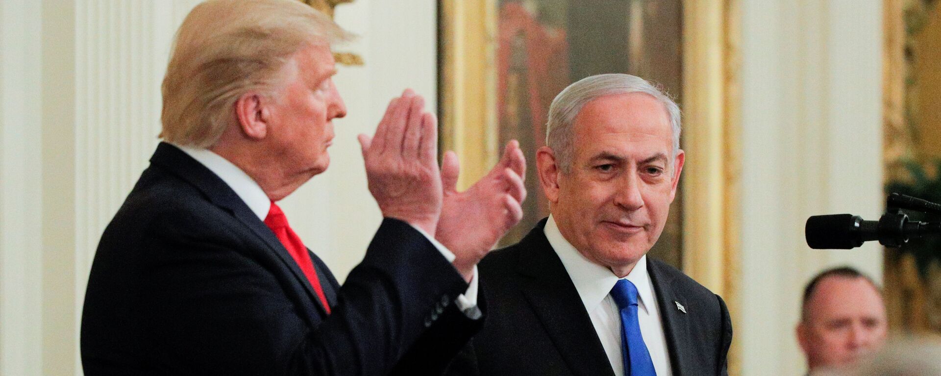 Benjamín Netanyahu, primer ministro de Israel y Donald Trump, presidente de EEUU - Sputnik Mundo, 1920, 08.09.2020