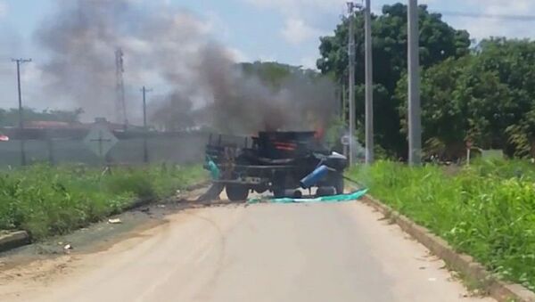 Explosión de un carro bomba en Arauquita, Colombia - Sputnik Mundo