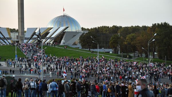 Protestas en Minsk - Sputnik Mundo