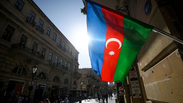 La bandera de Azerbayán  - Sputnik Mundo