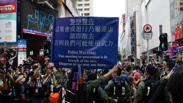 Protestas en Honk Kong - Sputnik Mundo