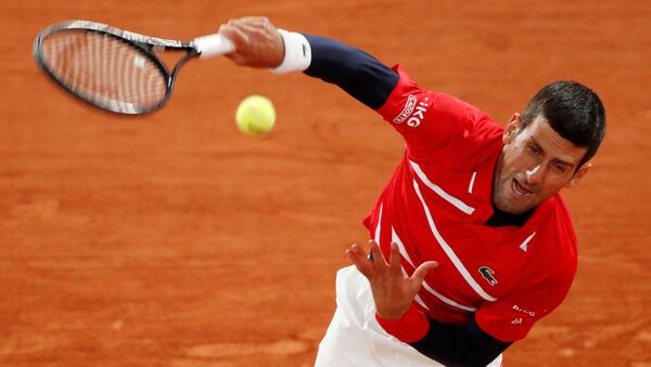 El tenista serbio Novak Djokovic - Sputnik Mundo