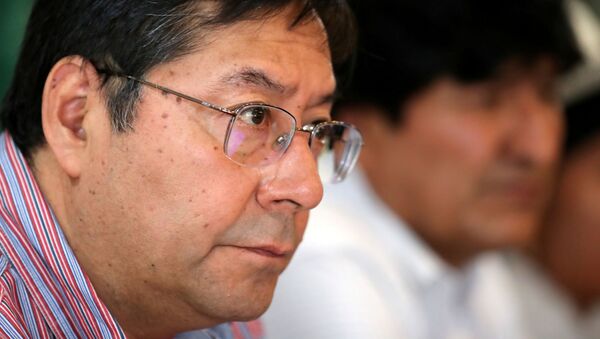 Luis Arce, candidato socialista boliviano - Sputnik Mundo