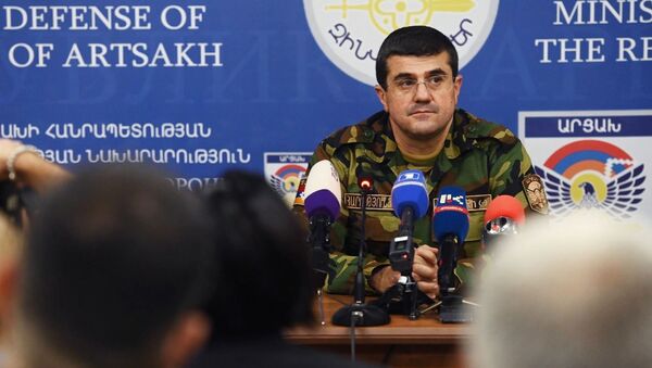 El presidente de la autoproclamada república de Nagorno Karabaj, Araik Arutiunián - Sputnik Mundo