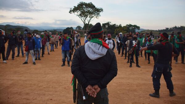 La minga (protesta) indígena en Colombia - Sputnik Mundo