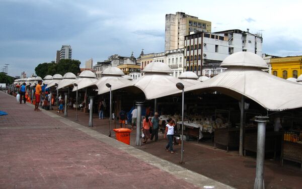 Mercado Ver-o-Peso, en Belém, estado de Pará - Sputnik Mundo