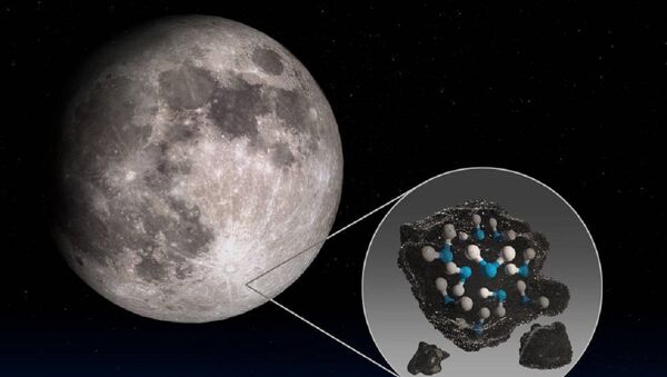 El observatorio de la NASA descubre agua en la superficie soleada de la Luna - Sputnik Mundo