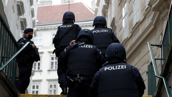 La Policía en Viena, Austria - Sputnik Mundo