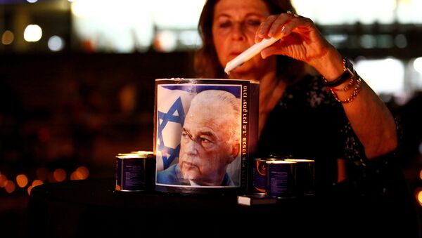 Israel conmemora el 25 aniversario del asesinato del primer ministro Isaac Rabin - Sputnik Mundo