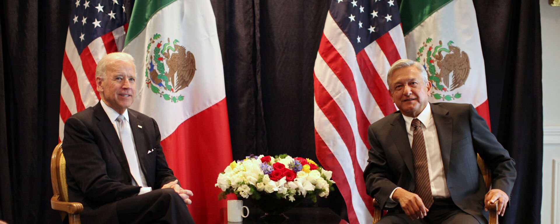 Joe Biden y Andrés Manuel López Obrador, 2012 - Sputnik Mundo, 1920, 25.03.2021