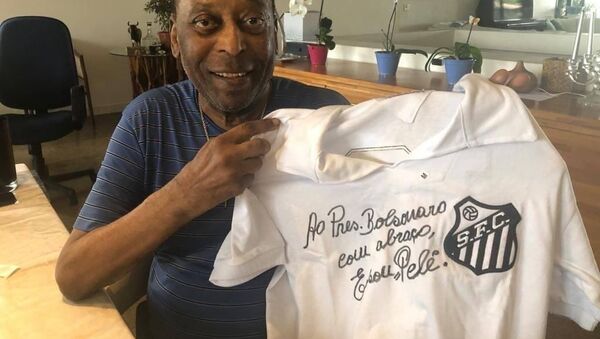 Pelé, exfutbolista brasileño - Sputnik Mundo