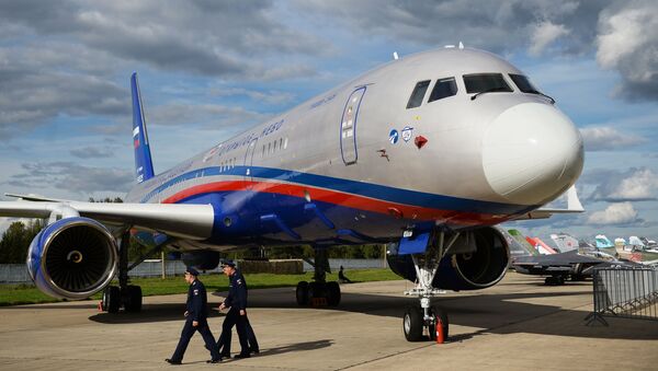 El avión de observación aérea ruso Tu-214ON Cielos Abiertos - Sputnik Mundo