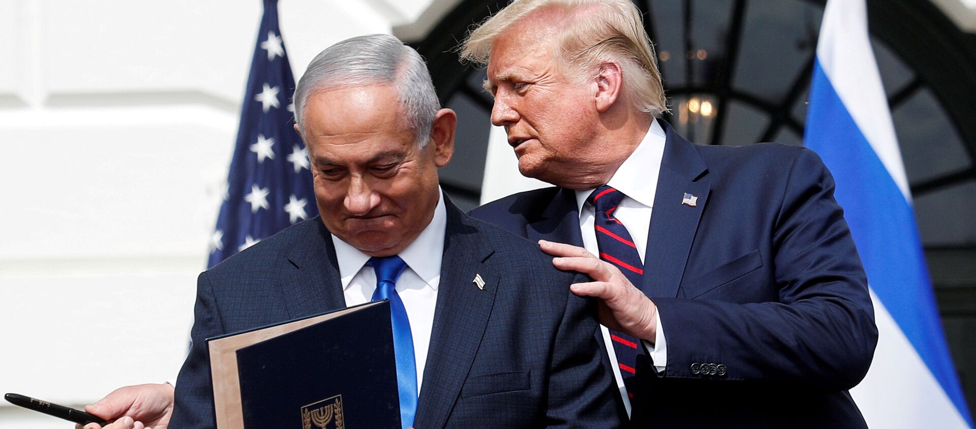 El primer ministro israelí, Benjamin Netanyahu, y el presidente de EEUU, Donald Trump (archivo) - Sputnik Mundo, 1920, 25.11.2020