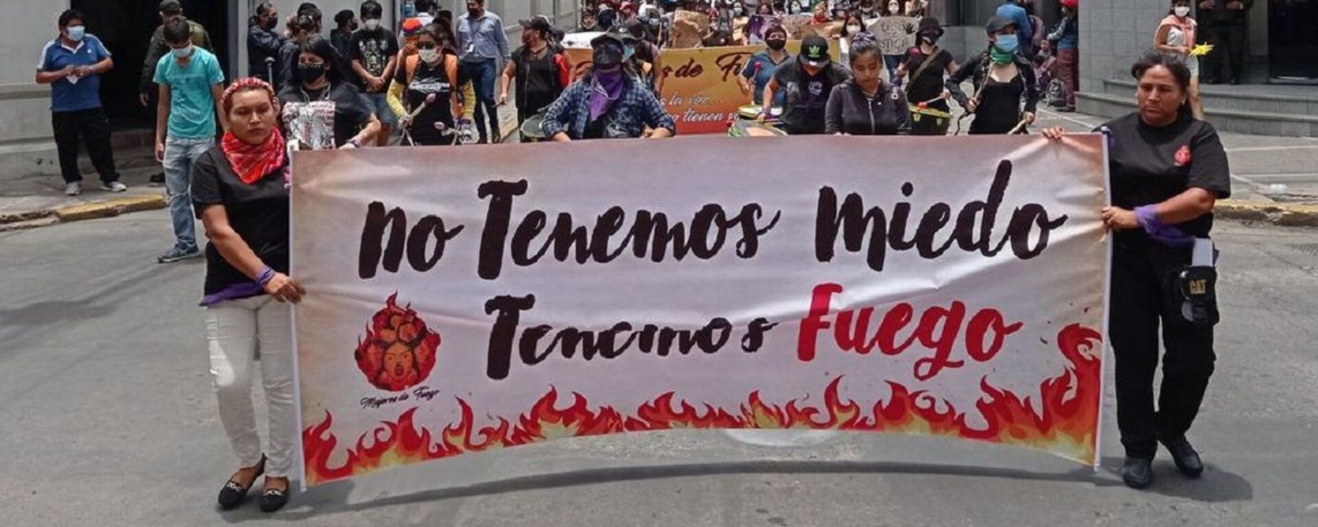 Marcha por el Día Internacional de la Eliminación de la Violencia contra la Mujer, en Cochabamba, Bolivia - Sputnik Mundo, 1920, 25.11.2021