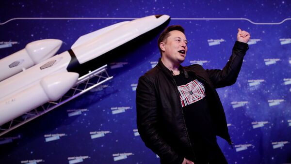 Elon Musk, director ejecutivo de SpaceX, en la alfombra roja de los premios Axel Springer - Sputnik Mundo