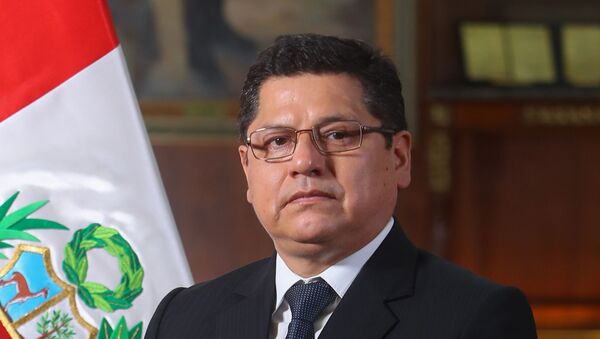 Rubén Vargas, ministerio del Interior de Perú - Sputnik Mundo