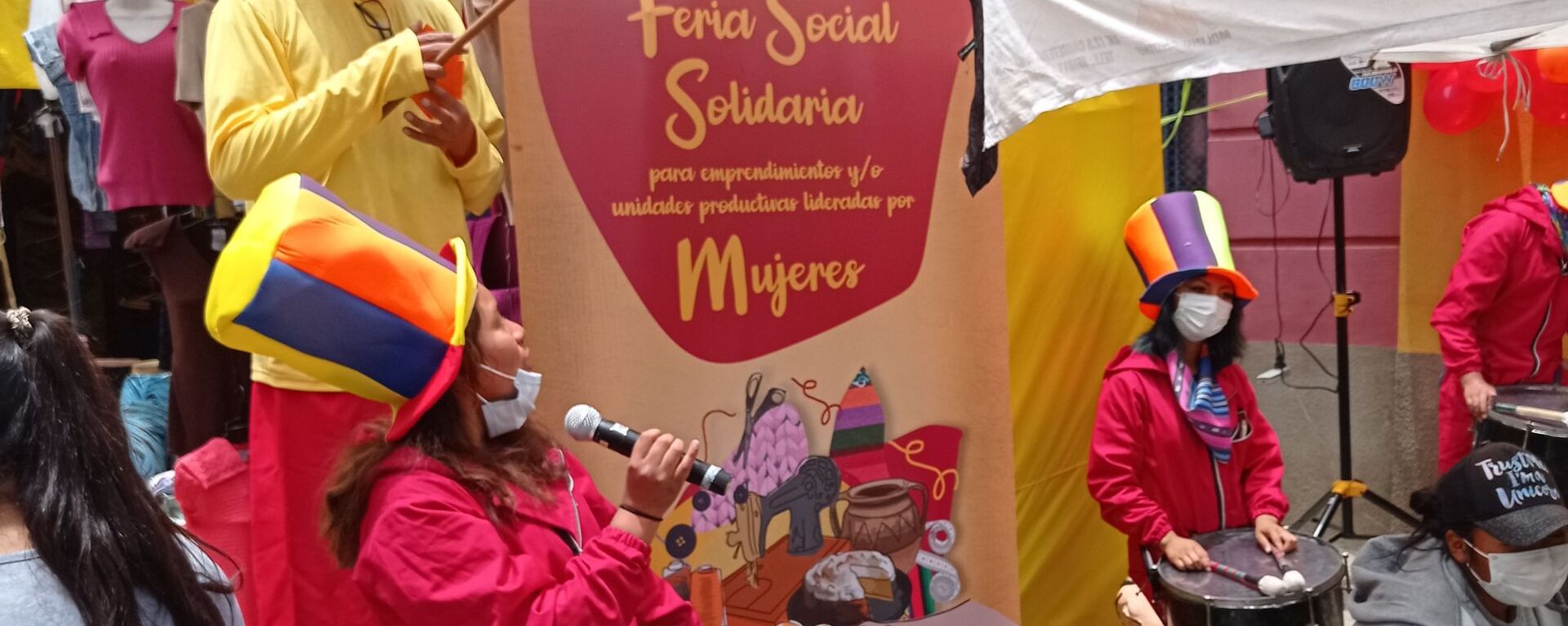 Feria Social Solidaria para emprendimientos y unidades productivas lideradas por Mujeres, en El Alto - Sputnik Mundo, 1920, 11.12.2020