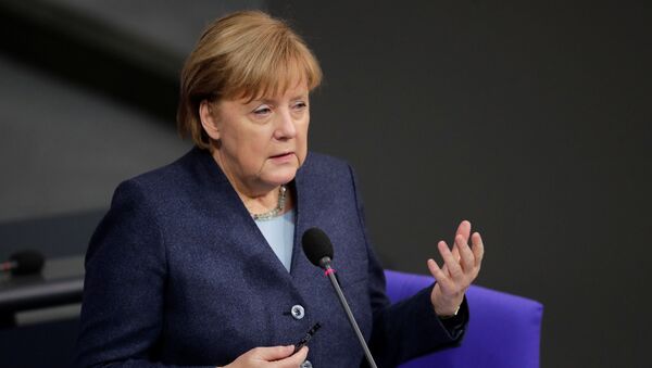 Angela Merkel, canciller federal alemana - Sputnik Mundo