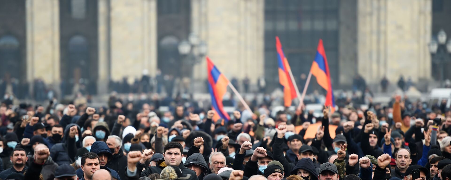 Protestas en Ereván, Armenia - Sputnik Mundo, 1920, 27.02.2021