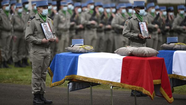 Funeral de los soldados franceses  - Sputnik Mundo