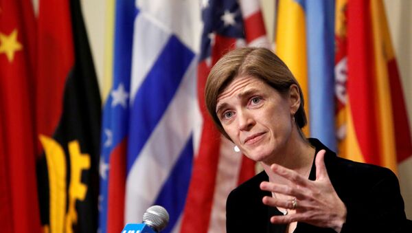 Samantha Power, la ex representante permanente de EEUU ante la ONU - Sputnik Mundo