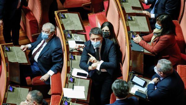 Matteo Renzi, líder del partido político Italia Viva - Sputnik Mundo