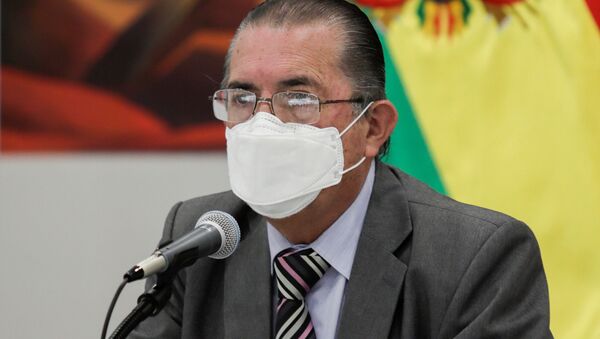 El ministro de Salud boliviano, Édgar Pozo - Sputnik Mundo