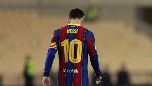 El capitán del FC Barcelona Leonel Messi - Sputnik Mundo
