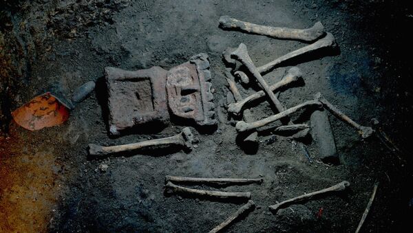 Restos arqueológicos encontrados en Zultépec-Tecoaque - Sputnik Mundo