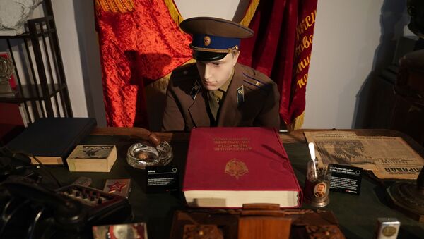 Algunos de los artículos expuestos en el Museo del Espionaje de la KGB en Nueva York (archivo) - Sputnik Mundo